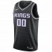 Sacramento Kings Men's Nike Black Swingman Custom Jersey - Statement Edition