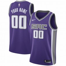 Sacramento Kings Men's Nike Purple 2020/21 Swingman Custom Jersey - Icon Edition