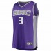 Sacramento Kings Terence Davis Men's Fanatics Branded Purple 2021/22 Fast Break Replica Jersey - Icon Edition
