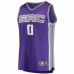 Sacramento Kings Donte DiVincenzo Men's Fanatics Branded Purple 2021/22 Fast Break Replica Jersey - Icon Edition