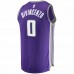 Sacramento Kings Donte DiVincenzo Men's Fanatics Branded Purple 2021/22 Fast Break Replica Jersey - Icon Edition