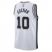 San Antonio Spurs Sochan Nike 2023 Men Swingman Association Edition Jersey Black