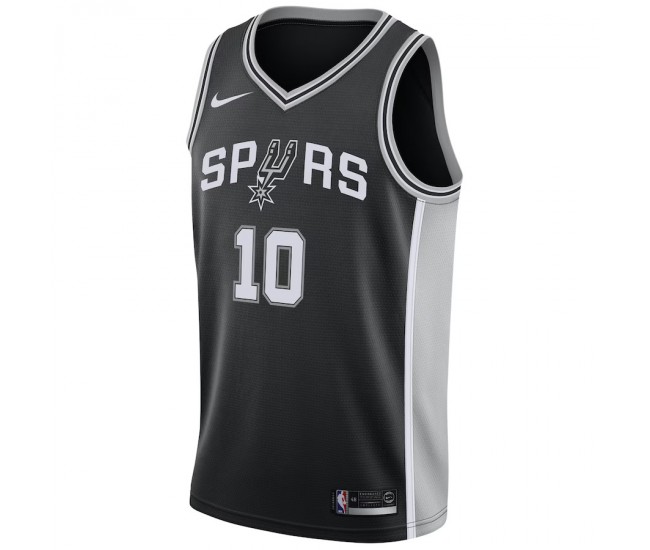 San Antonio Spurs Sochan Nike 2023 Men Swingman Icon Edition Jersey Black