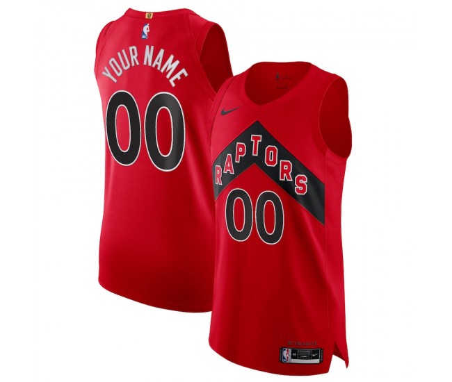 Toronto Raptors Men's Nike Red 2020/21 Authentic Custom Jersey - Icon Edition