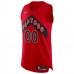 Toronto Raptors Men's Nike Red 2021/22 Diamond Swingman Authentic Custom Jersey - Icon Edition
