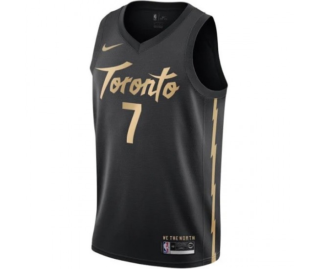 Toronto Raptors Lowry Nike 2023 Men Swingman City Edition Jersey Black