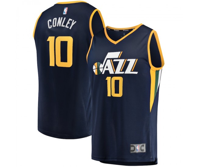 Utah Jazz Mike Conley Men's Fanatics Branded Navy Fast Break Replica Player Jersey - Icon Edition