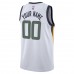 Utah Jazz Men's Nike White 2020/21 Swingman Custom Jersey - Association Edition
