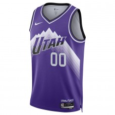 Utah Jazz Clarkson Nike 2023 Men Swingman City Edition Jersey Purple