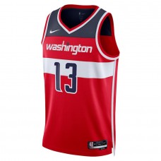 Washington Wizards Poole Nike 2023 Men Swingman Icon Edition Jersey Red