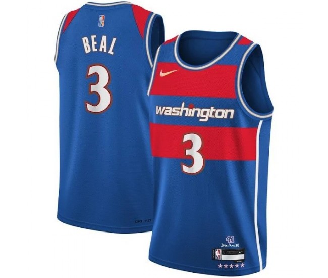 Washington Wizards Beal Nike 2023 Men Swingman City Edition Jersey Blue