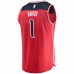 Washington Wizards Johnny Davis Men's Fanatics Branded Red 2022 NBA Draft First Round Pick Fast Break Replica Player Jersey Icon - Edition