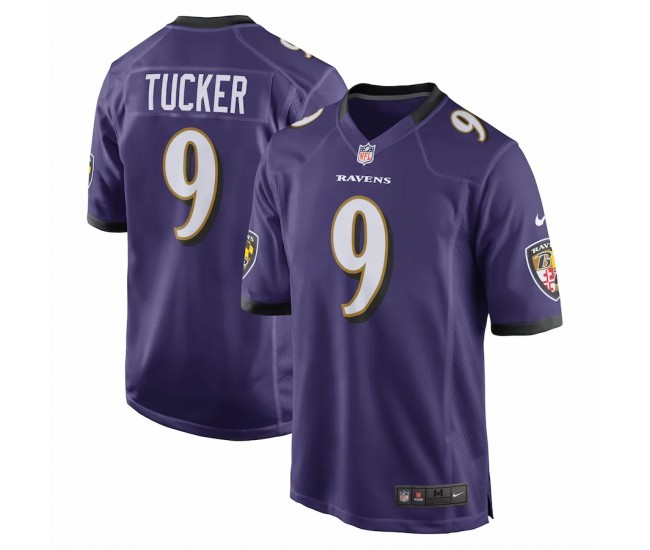 Baltimore Ravens Justin Tucker Men's Nike Purple Game Player Jersey