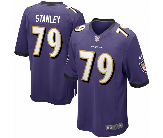 Baltimore Ravens Ronnie Stanley Men's Nike Purple Game Jersey