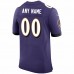 Baltimore Ravens Men's Nike Purple Speed Machine Custom Elite Jersey