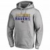 Baltimore Ravens Men's NFL Pro Line by Fanatics Branded Ash Iconic Collection Fade Out Pullover Hoodie