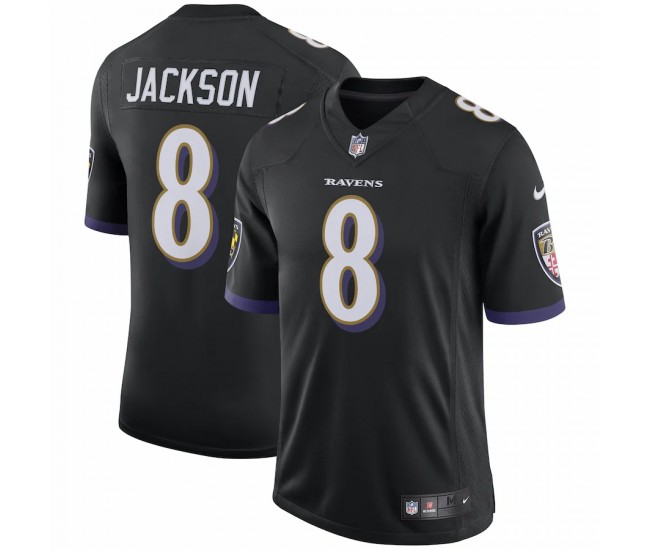 Baltimore Ravens Lamar Jackson Men's Nike Black Speed Machine Limited Jersey