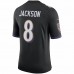 Baltimore Ravens Lamar Jackson Men's Nike Black Speed Machine Limited Jersey