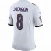 Baltimore Ravens  Men's Nike Lamar Jackson White Vapor Limited Jersey