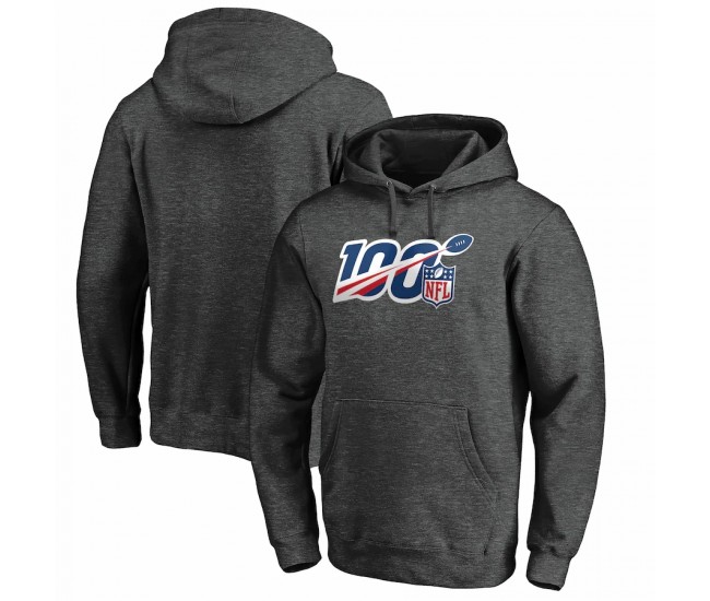 NFL Pro Line by Fanatics Branded Men's Heathered Gray NFL 100th Season Pullover Hoodie