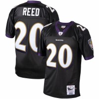 Baltimore Ravens Ed Reed Men's Mitchell & Ness Black 2004 Authentic Throwback Retired Player Jersey