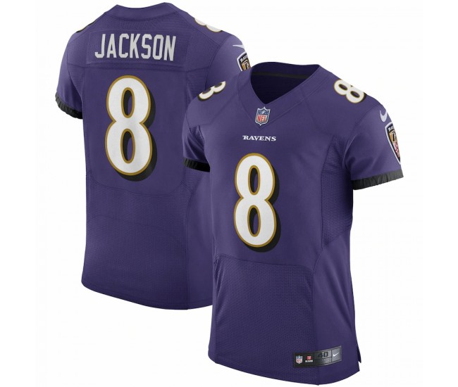 Baltimore Ravens Lamar Jackson Men's Nike Purple Vapor Elite Player Jersey