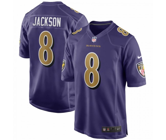 Baltimore Ravens Lamar Jackson Men's Nike Purple Alternate Game Jersey