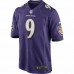 Baltimore Ravens Justin Tucker Men's Nike Purple Game Jersey