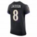 Baltimore Ravens Lamar Jackson  Men's Nike Black Alternate Vapor Elite Player Jersey