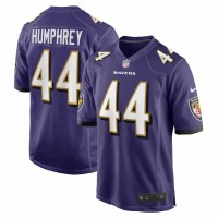 Baltimore Ravens Marlon Humphrey Men's Nike Purple Game Team Jersey
