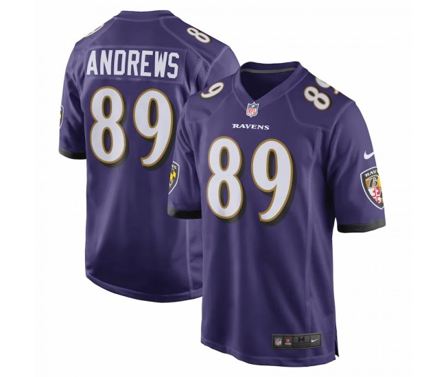 Baltimore Ravens Mark Andrews Men's Nike Purple Game Team Jersey