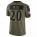 Baltimore Ravens Ed Reed Men's Nike Olive 2021 Salute To Service Retired Player Limited Jersey