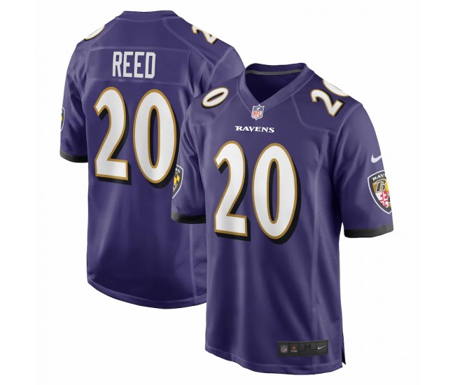 Baltimore Ravens Ed Reed Men's Nike Purple Retired Player Game Jersey