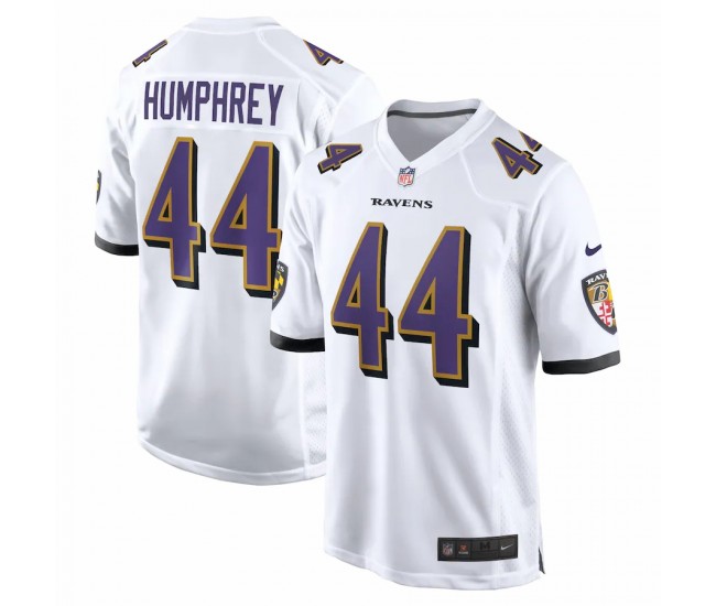 Baltimore Ravens Marlon Humphrey Men's Nike White Game Jersey