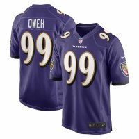 Baltimore Ravens Odafe Oweh Men's Nike Purple Game Jersey
