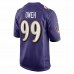 Baltimore Ravens Odafe Oweh Men's Nike Purple Game Jersey
