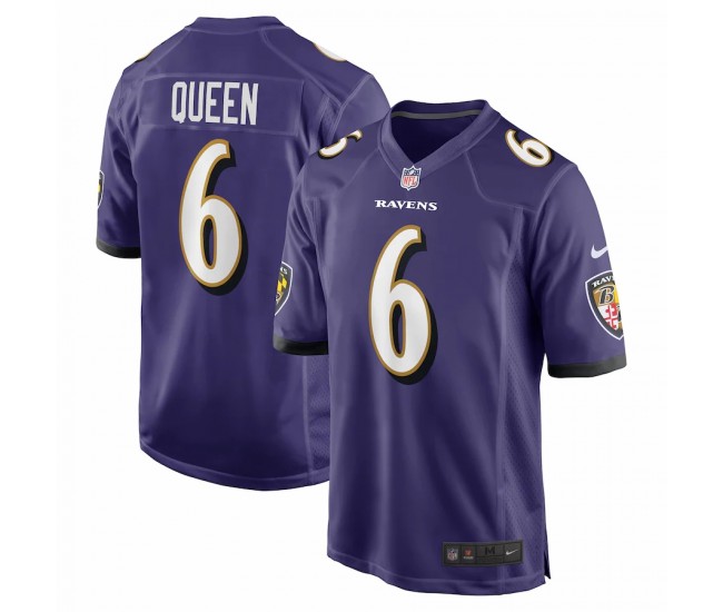 Baltimore Ravens Patrick Queen Men'sNike Purple Game Player Jersey