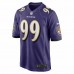 Baltimore Ravens Odafe Oweh Men's Nike Purple Game Player Jersey