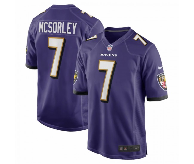 Baltimore Ravens Trace McSorley Men's Nike Purple Player Game Jersey