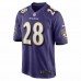 Baltimore Ravens Latavius Murray Men's Nike Purple Game Jersey