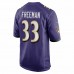 Baltimore Ravens Devonta Freeman Men's Nike Purple Game Jersey