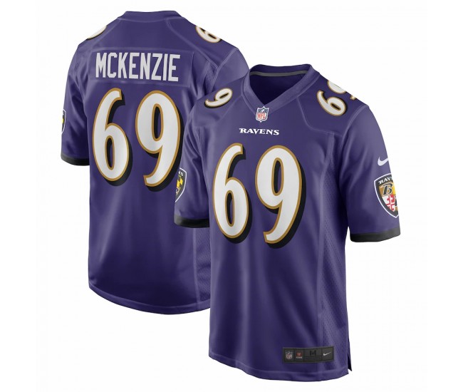 Baltimore Ravens Kahlil McKenzie Men's Nike Purple Game Jersey