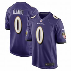 Baltimore Ravens David Ojabo Men's Nike Purple 2022 NFL Draft Pick Player Game Jersey