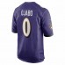 Baltimore Ravens David Ojabo Men's Nike Purple 2022 NFL Draft Pick Player Game Jersey