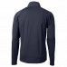 Baltimore Ravens Men's Cutter & Buck Navy Adapt Eco Knit Hybrid Recycled Quarter-Zip Pullover Top