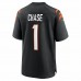 Cincinnati Bengals Ja'Marr Chase Men's Nike Black 2021 NFL Draft First Round Pick No. 5 Game Jersey