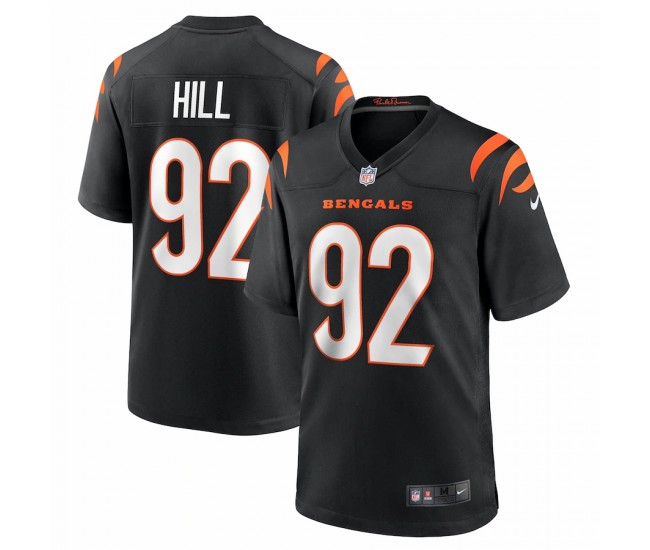 Cincinnati Bengals B.J. Hill Men's Nike Black Game Jersey
