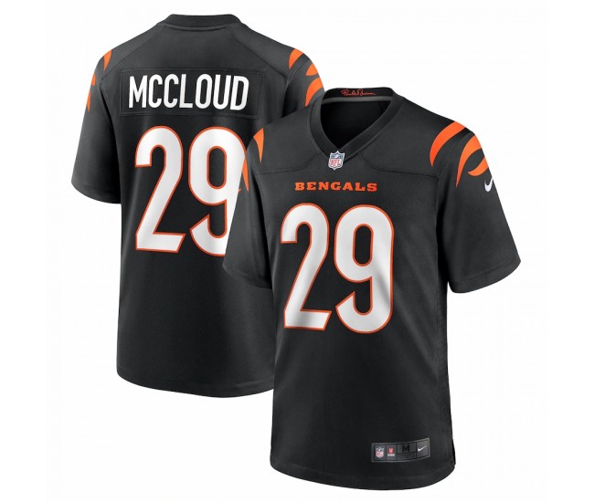 Cincinnati Bengals Nick McCloud Men's Nike Black Game Jersey