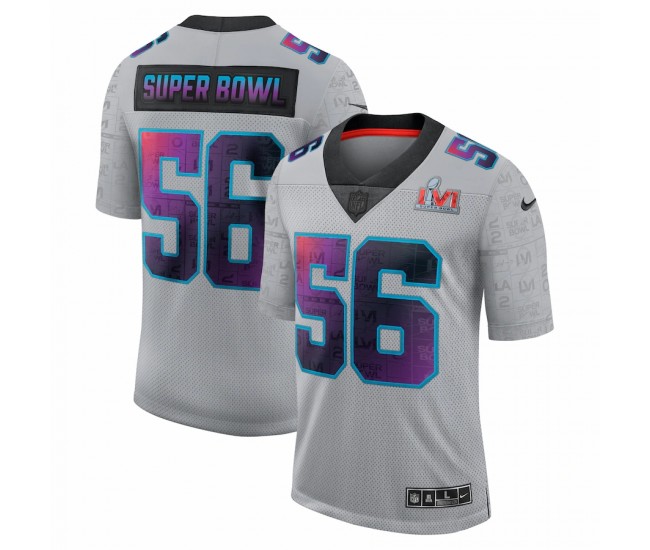 Super Bowl LVI Men's Nike Gray Limited Jersey