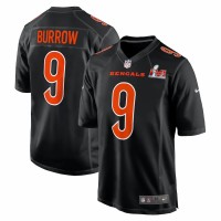 Cincinnati Bengals Joe Burrow Men's Nike Black Super Bowl LVI Bound Game Fashion Jersey